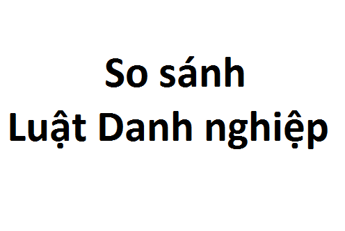 So sánh luật doanh nghiệp